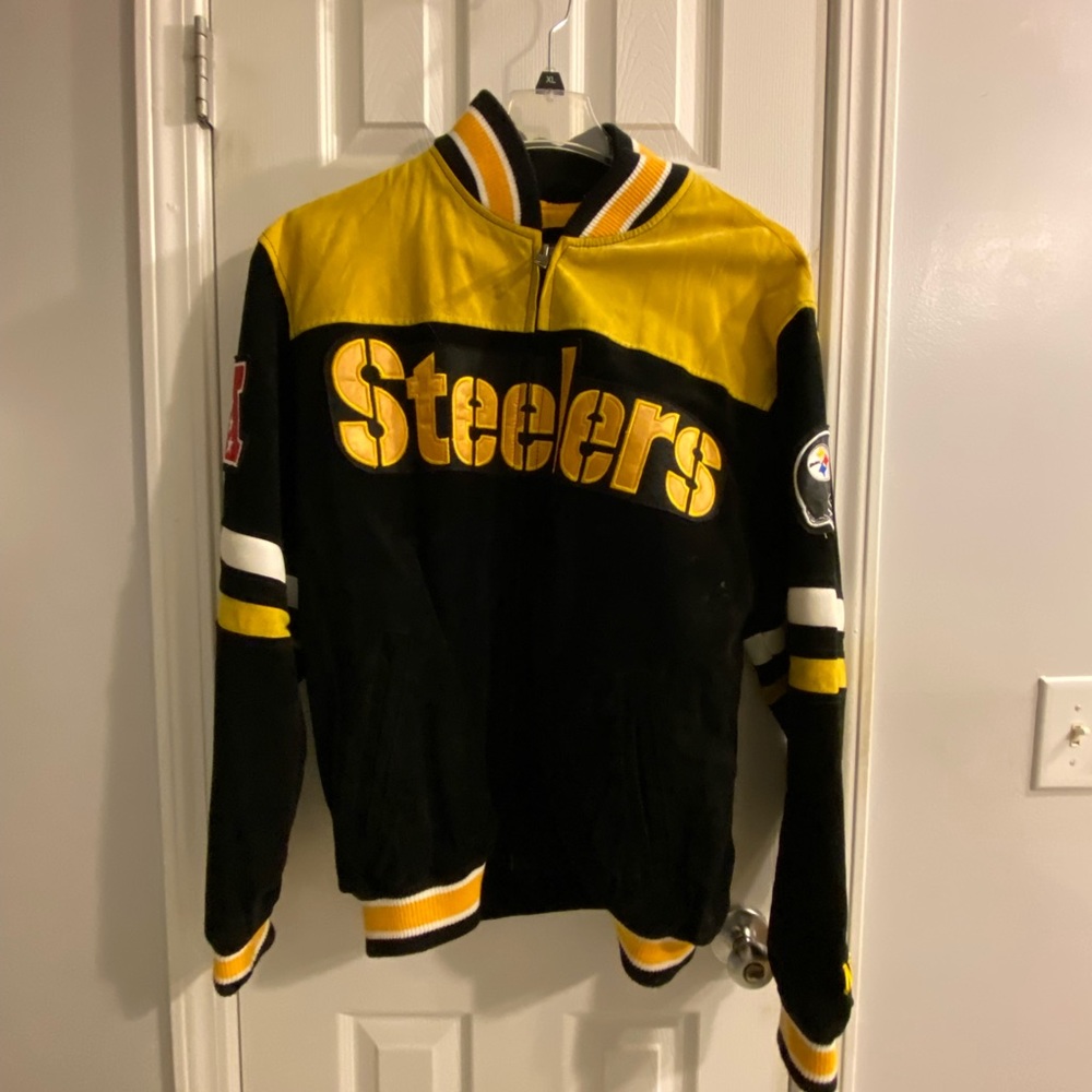 Suede Steelers Coat